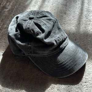 Faded black/dark gray baseball cap